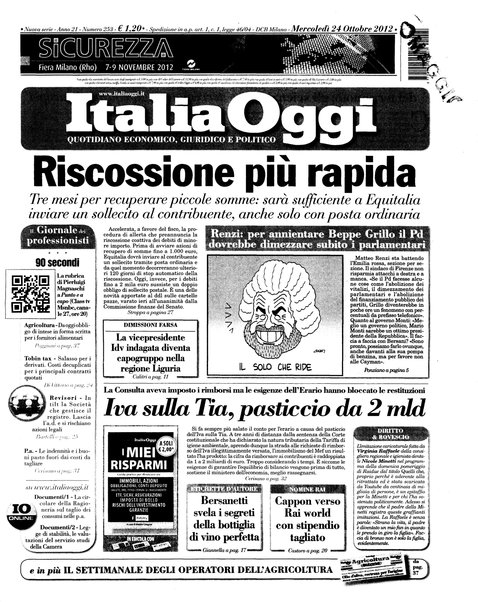 Italia oggi : quotidiano di economia finanza e politica